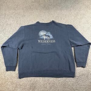 Vintage Briar Creek Embroidered Wilderness Limited Edition Sweatshirt Mens Sz XL
